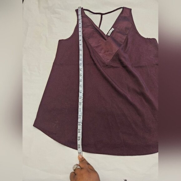 DEX Women's Sleeveless Camisole Top. Burgundy. Size M - Picture 6 of 8